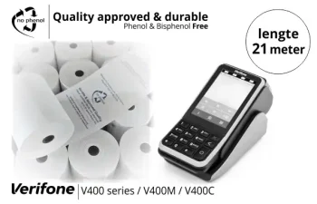 NPpaper Kwaliteitslabel | ccv verifone v400 terminal