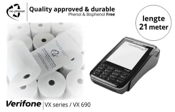 NPpaper Kwaliteitslabel | ccv verifone Vx series terminal