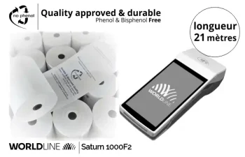 commander les rouleaux de papier Worldline Saturn